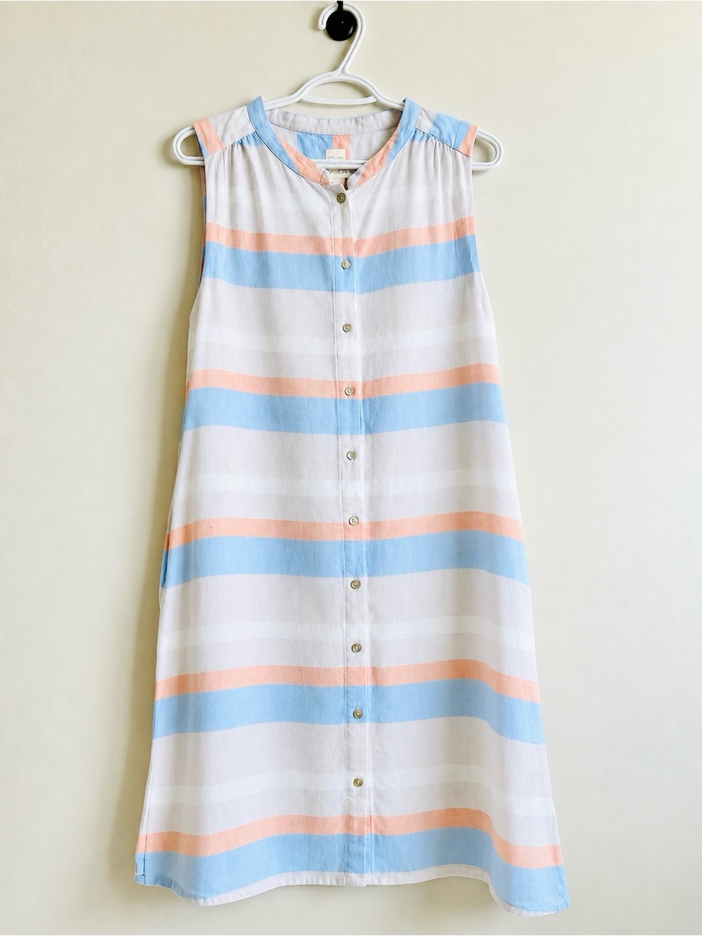 Cynthia Rowley Linen midi sleeveless dress